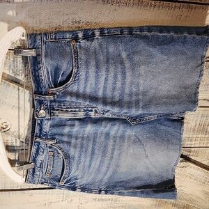 American Eagle Outfitters Blue Denim Mini Skirt